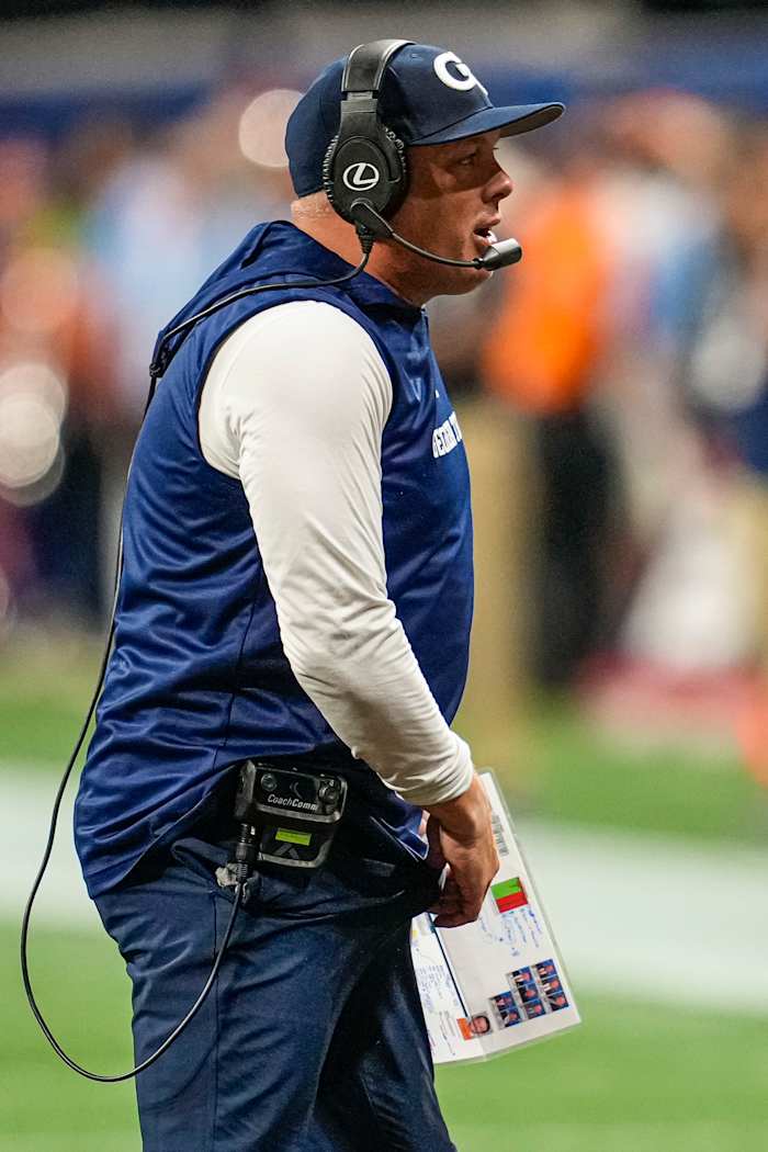 Georgia Tech head coach Geoff Collins